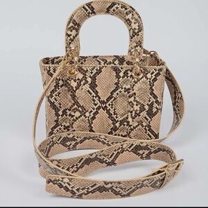 ShopEvelynne Snake Print Crossbody Bag